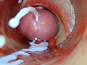 深插阴道内镜头捕捉精液喷射ASMR japan gay handjob porn