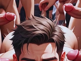 动漫hentai白嫩伪娘群交肌肉男免费视频 gay porn japanese chubby