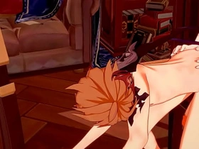 原神BL-钟离x达达利亚口交和被操-伪娘变装日本亚洲漫画动漫游戏色情男同 japan onsen porn gay