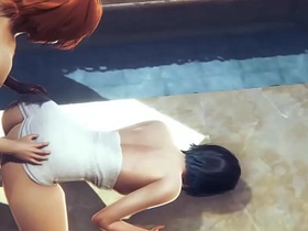 原神—温迪澡堂硬核性爱—伪娘COS日本动漫游戏同性色情 gay porn pov chinese