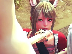 妖媚伪娘 - 三人行伪娘猛干 - 人妖变装日本亚洲漫画动漫游戏基佬片 gay porn men chinese