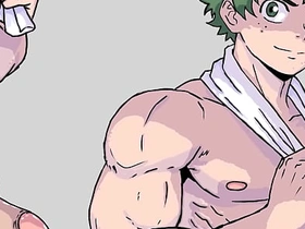 出久巨根成长动画1027 从小鸡巴变成大肉棒 korean gay porn threesome