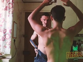 FleshPotFilms: 骚sub Pierre Rubberax舔肛伺候Dom Martin的大屌 friendly hot men gay porn